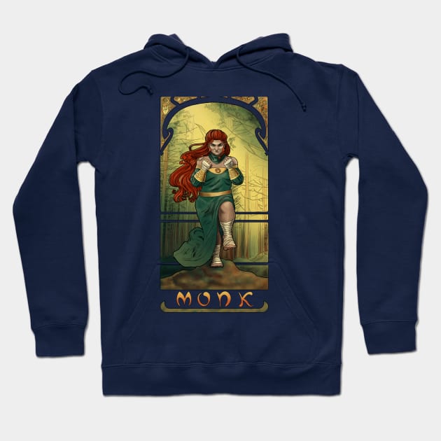 La Moine - The Monk Hoodie by BrandiYorkArt